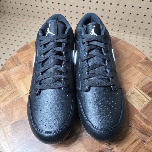 Nike Air Jordan 1 Low TD Black White Football Cleats FJ6245-001 Men’s Size 13.5 main image 12